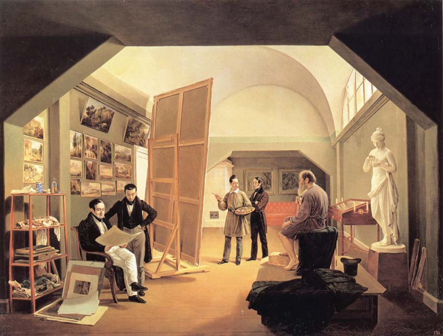 Studio of THe Artist piotr Basin